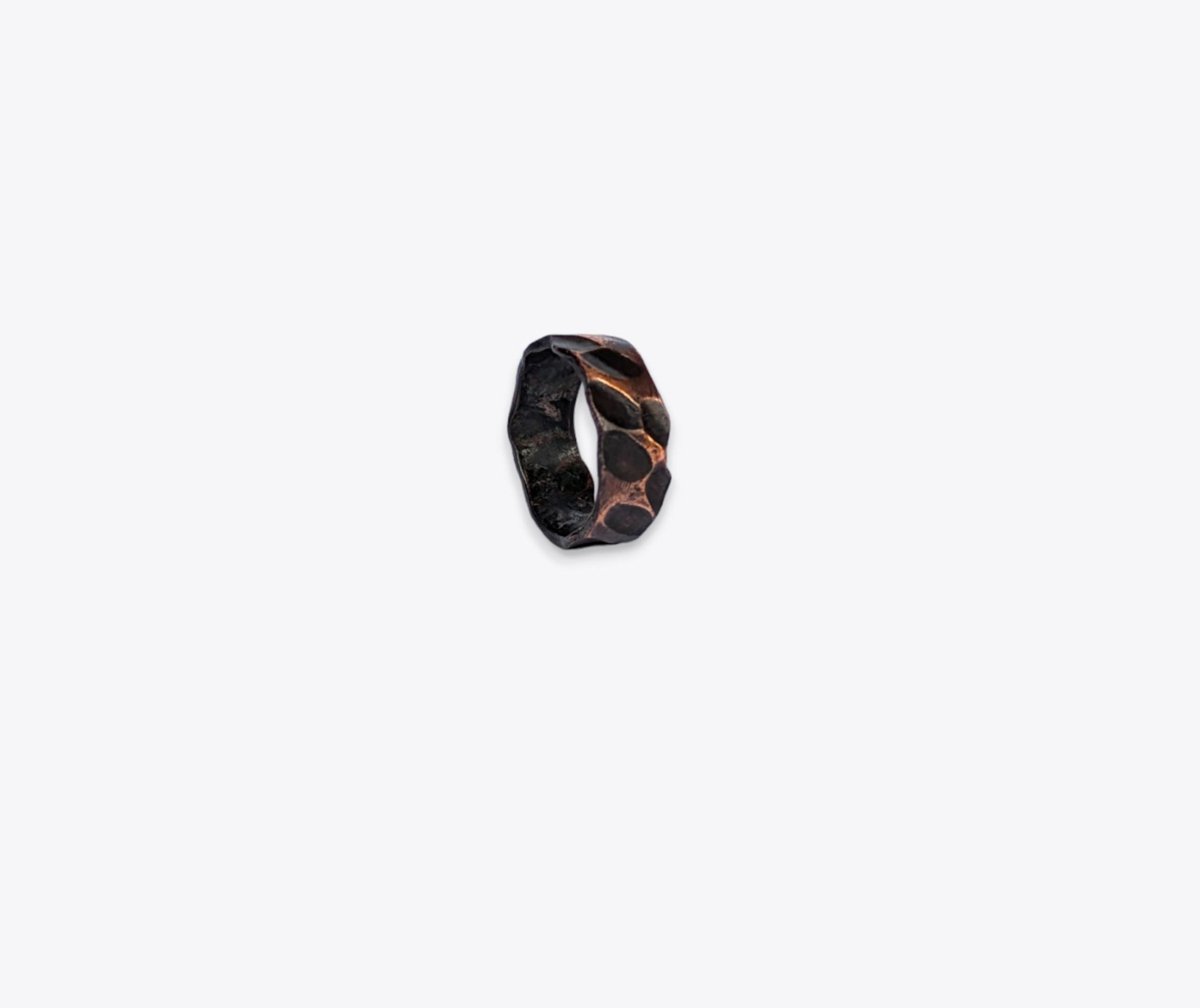 Anello Battuto In Rame