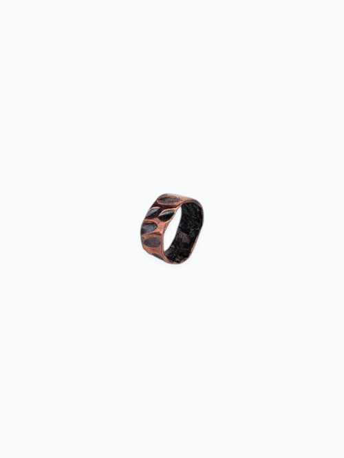 Anello Battuto In Rame