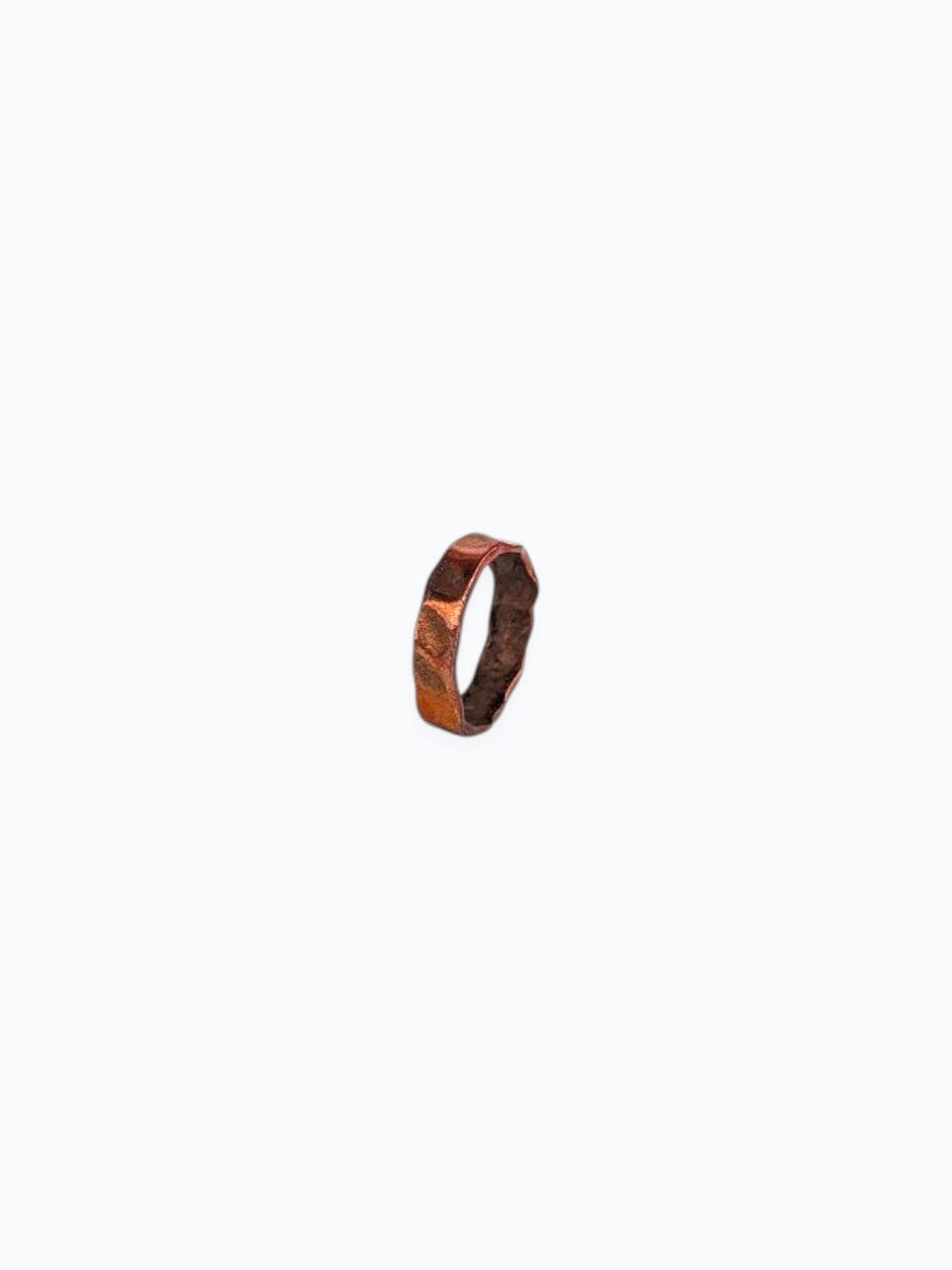 Anello Battuto In Rame