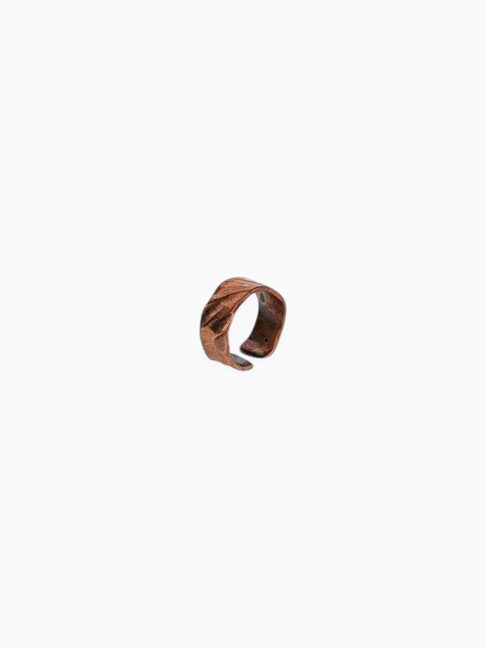 Anello Battuto In Rame