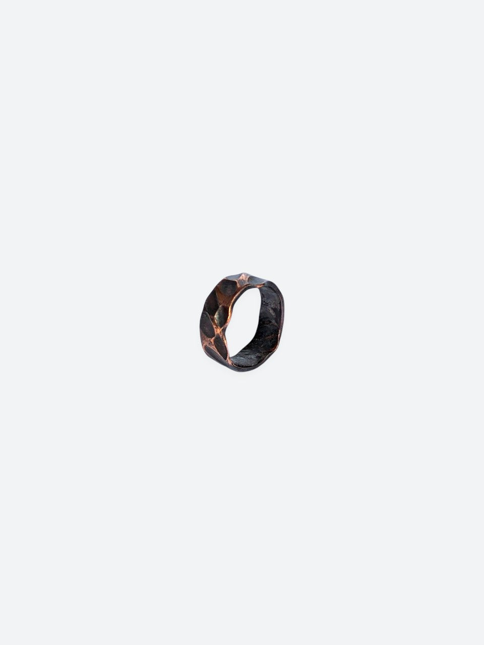 Anello Battuto In Rame