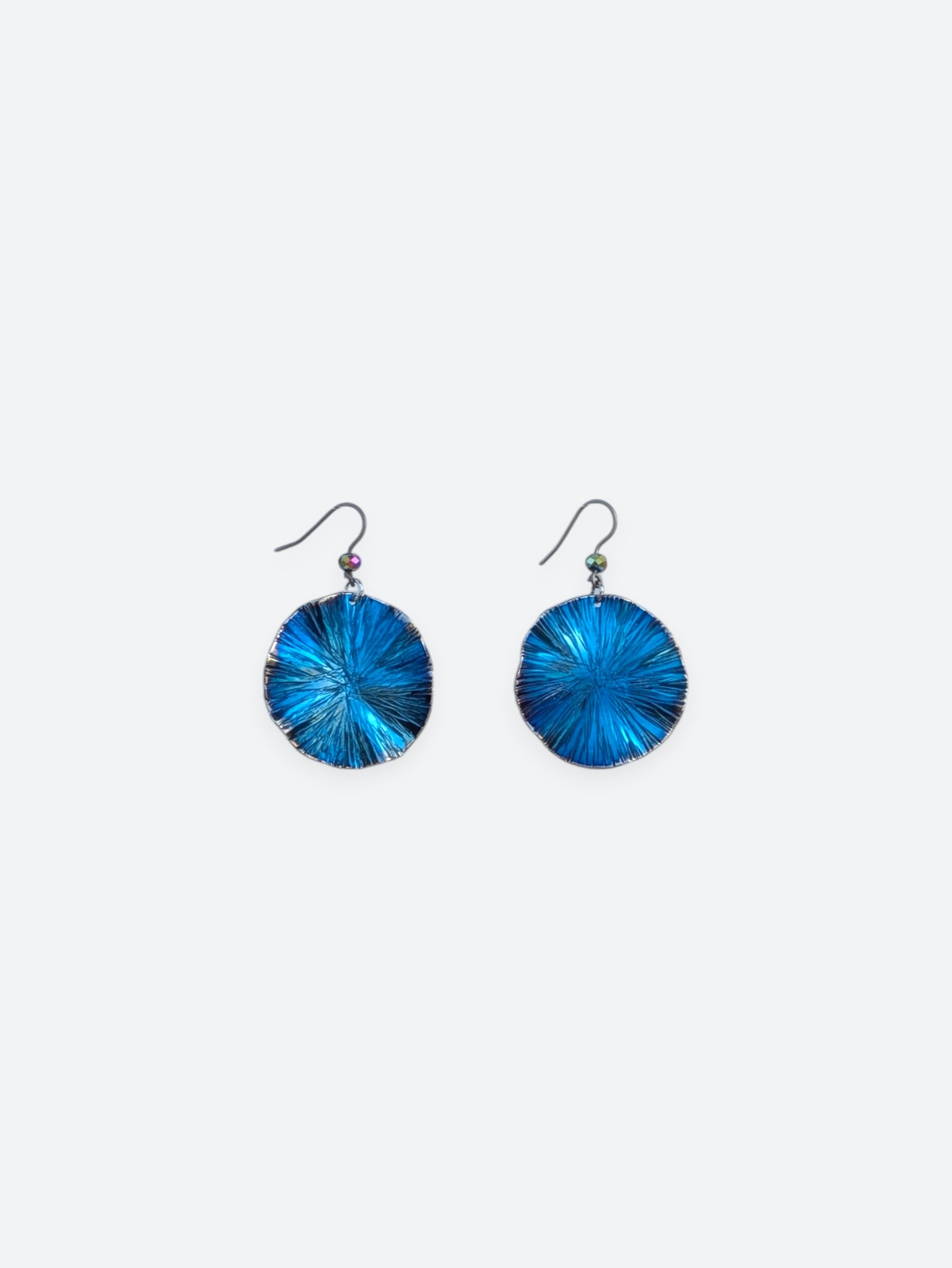 Orecchini Cerchio Azzurro