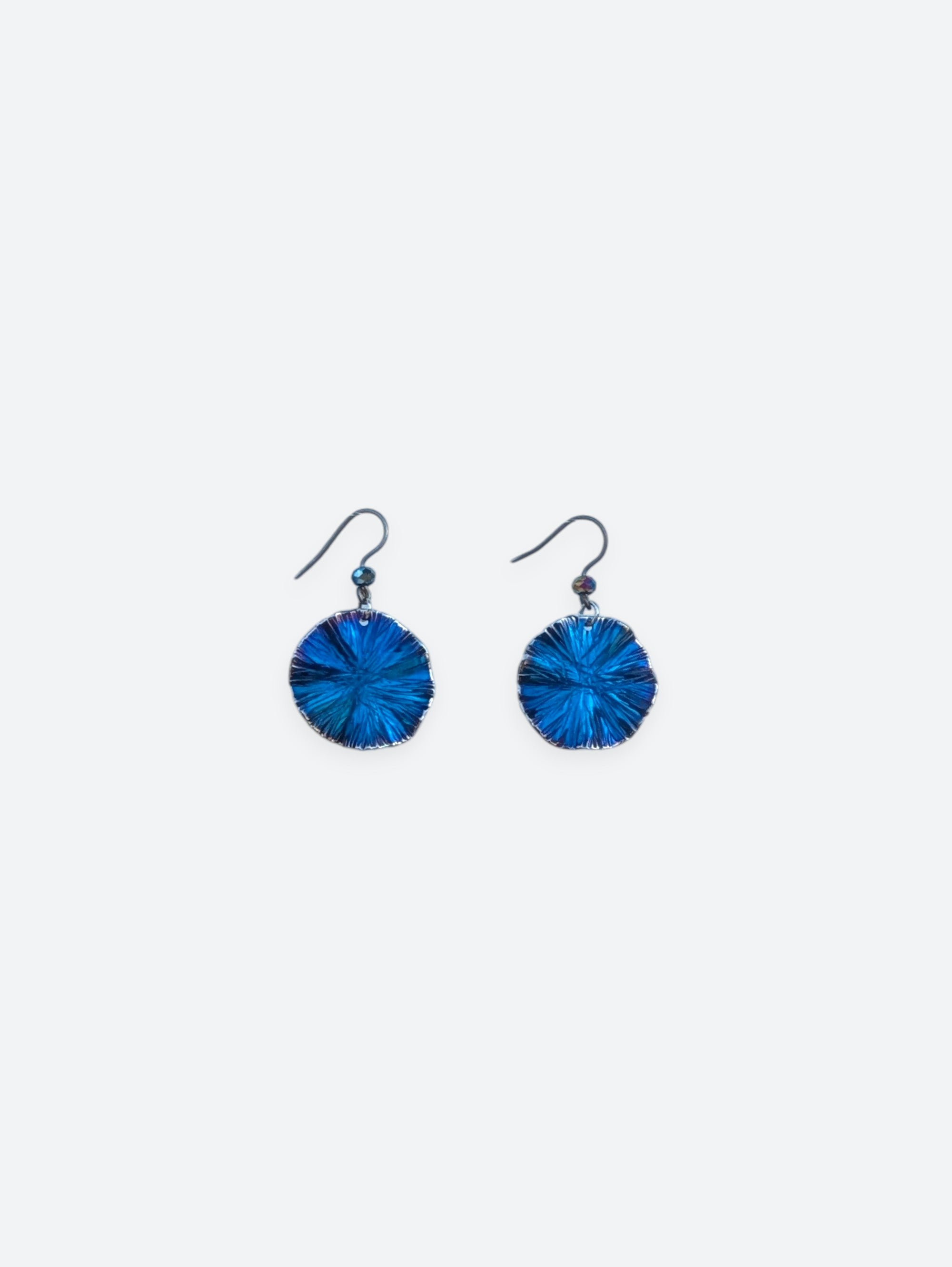 Orecchini Cerchio Azzurro